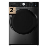Midea MLHW52S7AGG Front Load Washer, 27 inch Width, 5.2 cu. ft. Washer Capacity, 1,300 RPM Washer Spin Speed, 10 Wash Cycles, 5 Temperature Settings, Water Heater, Steam Clean, ENERGY STAR Certified, Metallic Grey colour