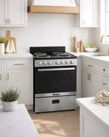 Vesta North Dakota 24" Electric Range, Silver Colour