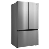Midea MRF27I6BST Counter Depth French Door Refrigerator, 36 inch Width, 26.5 cu. ft. Capacity, Counter Depth, Water Dispenser (Interior), Ice Dispenser (Freezer Located), ENERGY STAR Certified, Stainless Steel colour