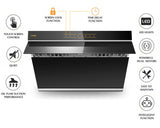 JQG7501 30" Wall Mount/Under Cabinet Range Hoods - Black/Grey