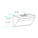 JQG7501 30" Wall Mount/Under Cabinet Range Hoods - Black/Grey