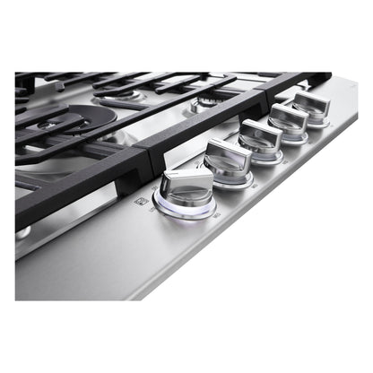 30” Smart Gas Cooktop with UltraHeat™ 22K BTU Dual Burner and LED Knobs CBGJ3027S