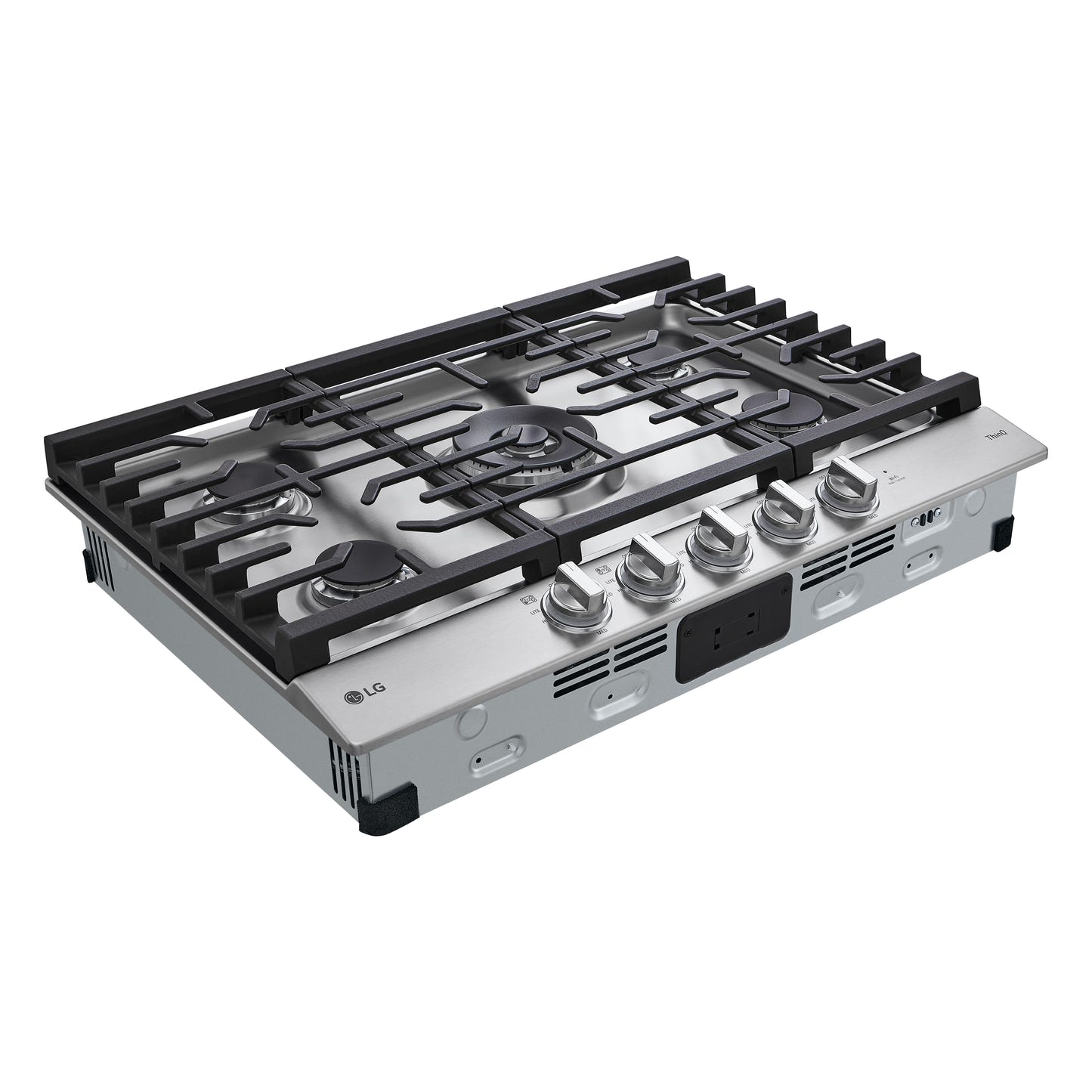 30” Smart Gas Cooktop with UltraHeat™ 22K BTU Dual Burner and LED Knobs CBGJ3027S