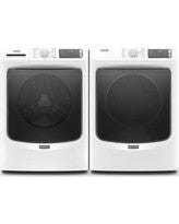 Maytag Washer MHW5630HW & Electric Dryer YMED5630HW & Stacking Kit W10869845