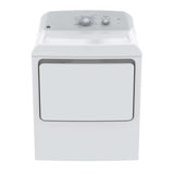GE GTD32EBMPWW Electric Dryer, 6.2 cu. ft. Capacity, White Colour