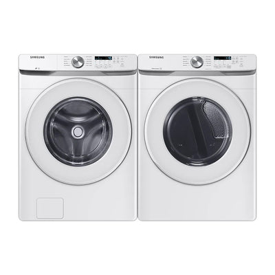Samsung Front Load Washer WF45T6000AW & Electric Dryer DV45DG6000HWAC