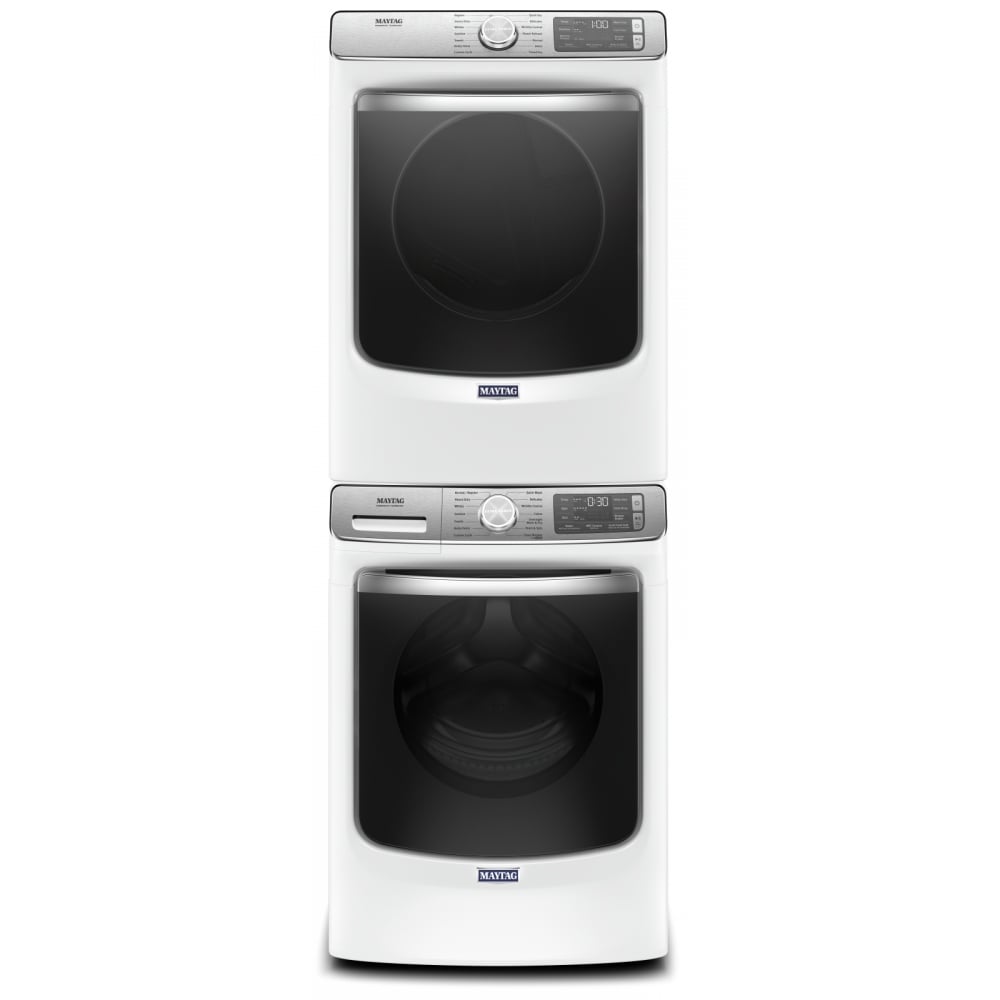 Maytag Washer MHW8630HW & Gas Dryer MGD8630HW & Stacking Kit W10869845