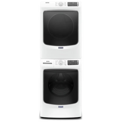 美泰克洗衣机 MHW5630HW 和燃气烘干机 MGD5630HW 及堆叠套件 W10869845
