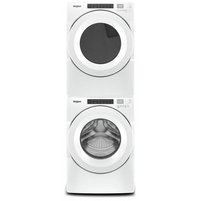 Whirlpool Washer WFW560CHW & Electric Dryer YWHD560CHW & Stacking Kit W10869845