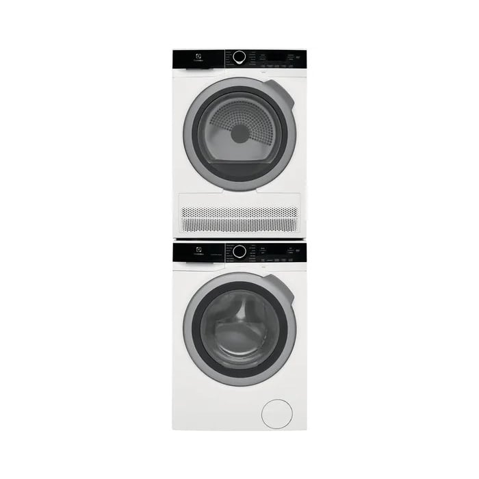 Electrolux Washer ELFW4222AW & Electric Dryer ELFE422CAW & Stacking Kit STACKIT24W