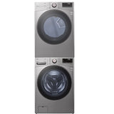 LG Washer WM3850HVA & Electric Dryer DLEX3850V & Stacking Kit KSTK4