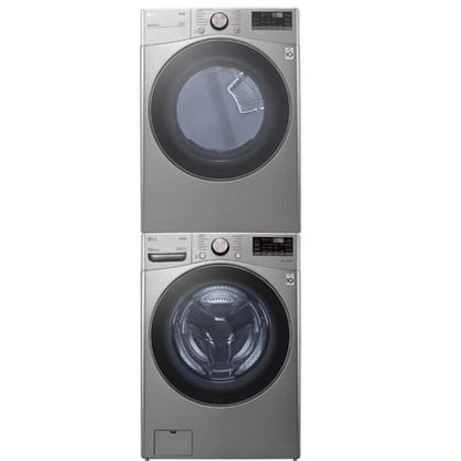 LG Washer WM3850HVA & Electric Dryer DLEX3850V & Stacking Kit KSTK4
