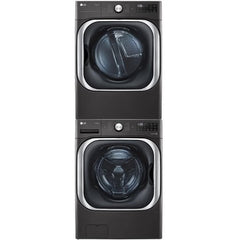LG Washer WM8900HBA & Electric Dryer DLEX8900B & Stacking Kit KSTK2