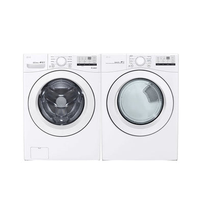 LG Washer WM3400CW & Dryer DLE3400W
