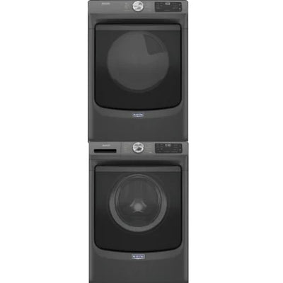 美泰克洗衣机 MHW5630MBK 和电动烘干机 YMED5630MBK 及堆叠套件 W10869845