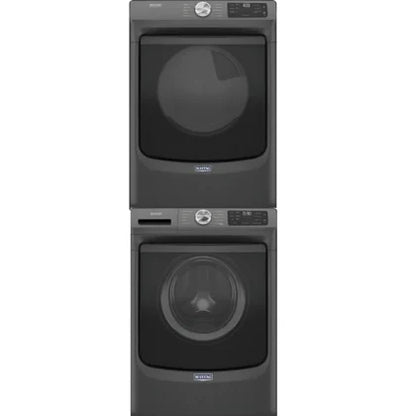 美泰克洗衣机 MHW5630MBK 和电动烘干机 YMED5630MBK 及堆叠套件 W10869845