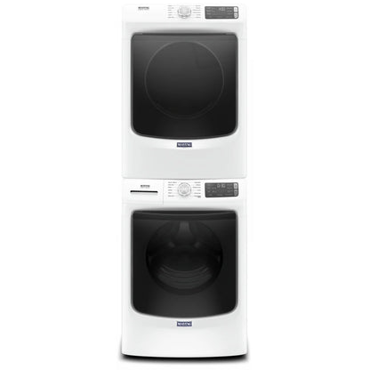 美泰克洗衣机 MHW6630HW 和电动烘干机 YMED6630HW 及堆叠套件 W10869845