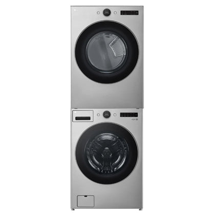 LG Washer WM5500HVA & Electric Dryer DLEX5500V & Stacking Kit KSTK4