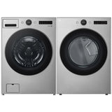LG Washer WM5500HVA & Electric Dryer DLEX5500V front view