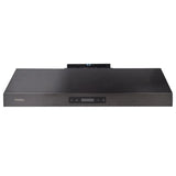 Vesta Atlanta 30" Black Stainless Steel Under Cabinet Range Hood front view