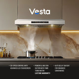 Vesta ALBANY 30" Stainless Steel Under Cabinet Range Hood (Front View)