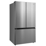 Midea MRF32I6BST French Door Refrigerator, 36 inch Width, 31.5 cu. ft. Capacity, Water Dispenser (Interior), Ice Dispenser (Freezer Located), ENERGY STAR Certified, Stainless Steel colour