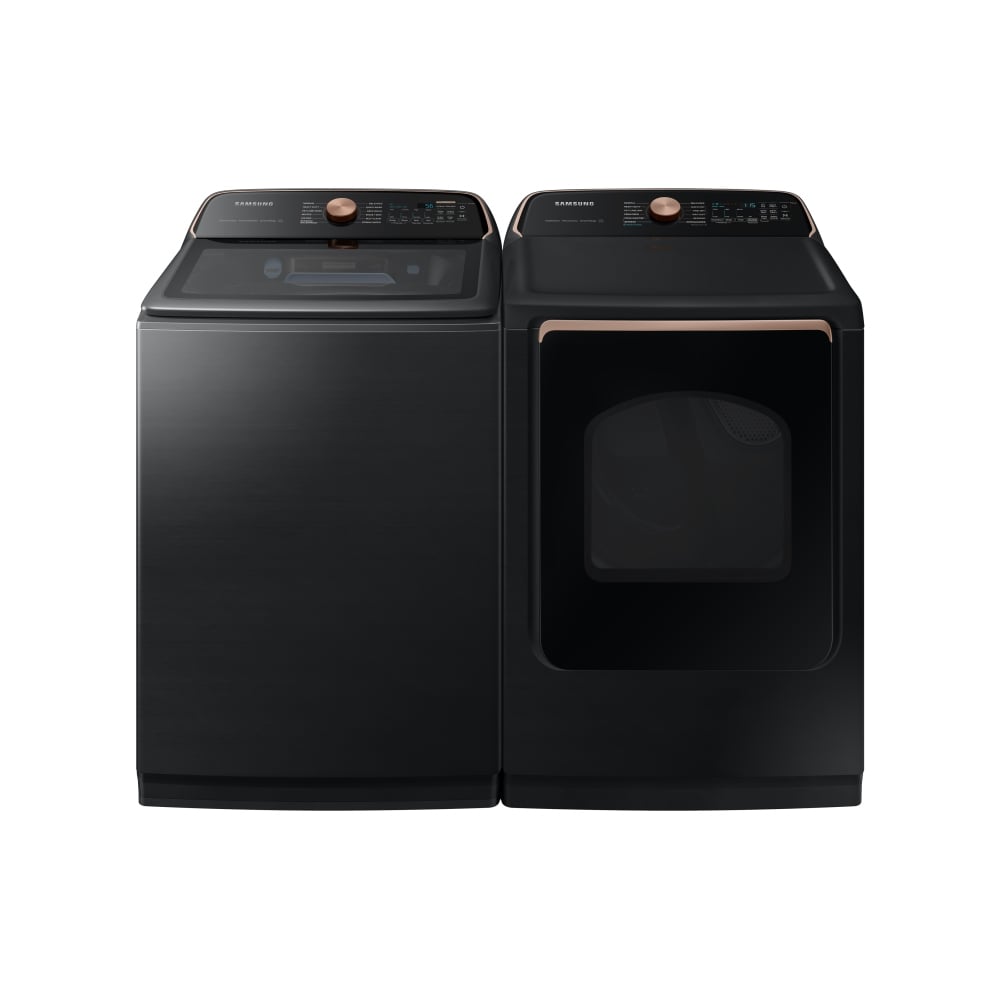 Samsung Top Load Washer WA54CG7550AVA4 & Electric Dryer DVE54CG7550VAC