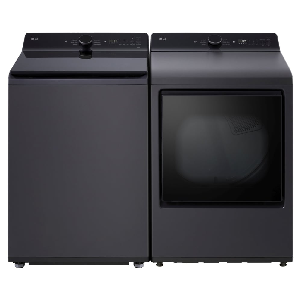 LG Top Load Washer WT8405CB & Electric Dryer DLE8400BE