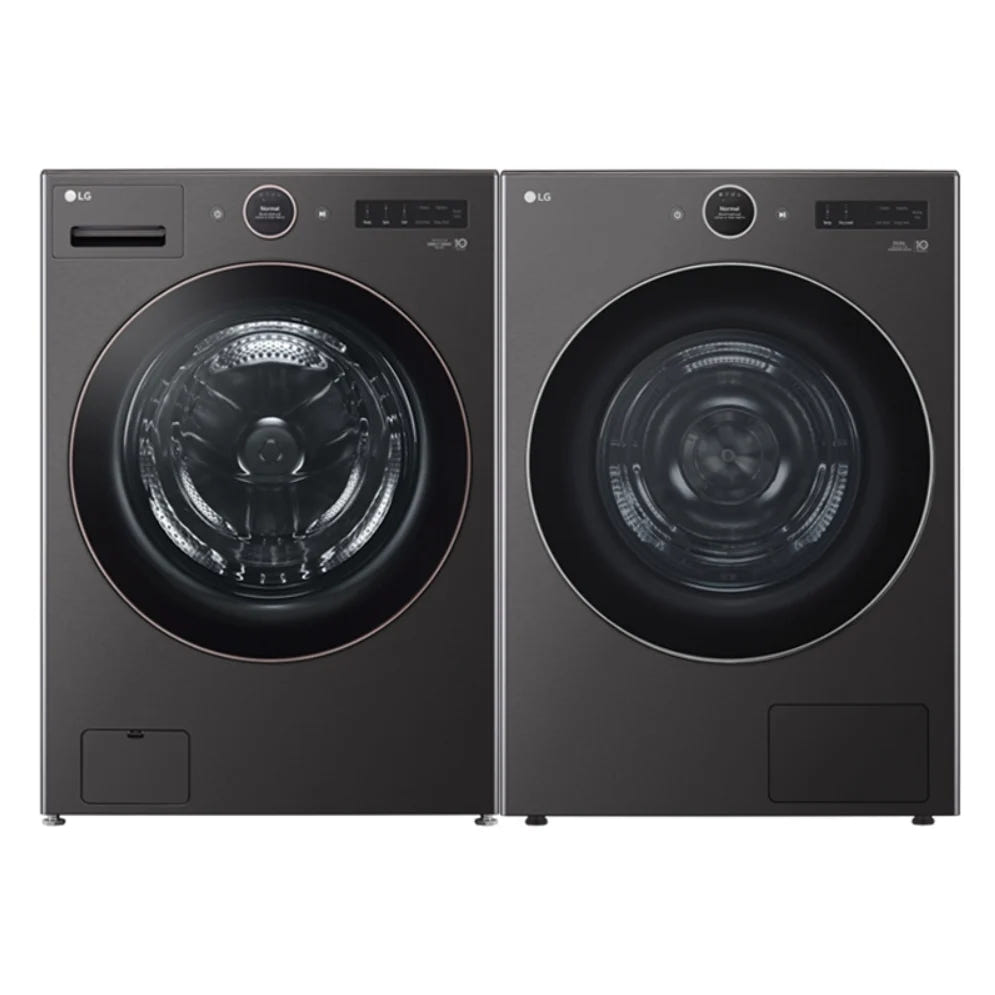LG Front Load Washer WM6500HBA & Heat Pump Dryer DLHC6702B