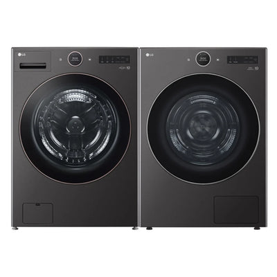 LG Front Load Washer WM6500HBA & Heat Pump Dryer DLHC6702B