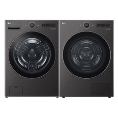 LG Front Load Washer WM6500HBA & Heat Pump Dryer DLHC6702B