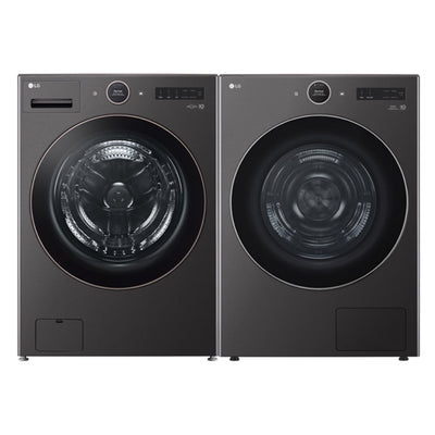 LG Front Load Washer WM6500HBA & Heat Pump Dryer DLHC6702B