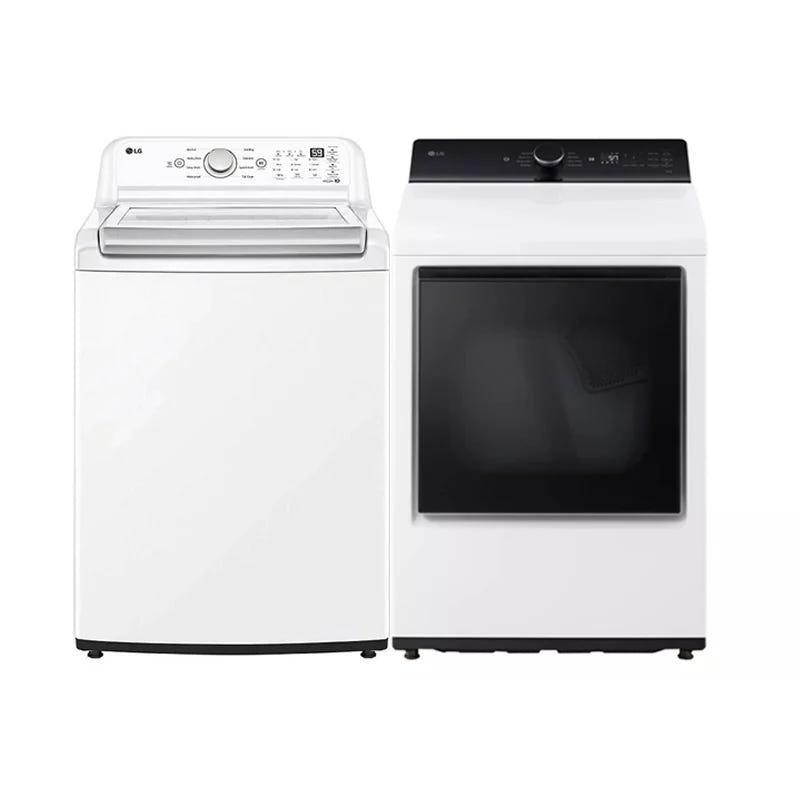 LG Washer WT7155CW & Dryer DLE8400WE