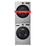 LG Washer WM5500HVA & Heat Pump Dryer DLHC5502V & Stacking Kit HSTK1B