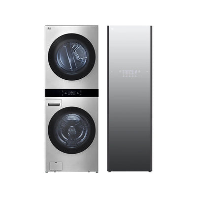 LG WashTower SWWE50N3 和 Styler Steam S5MSB