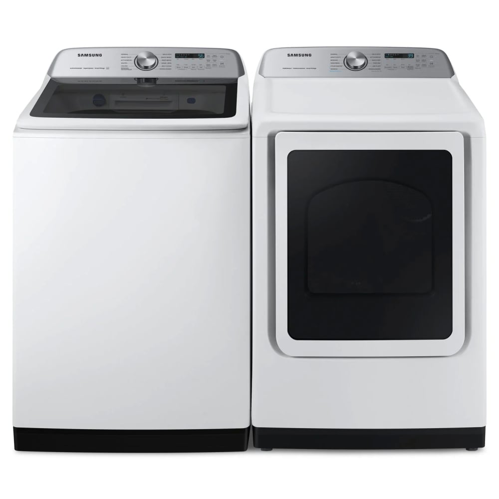 Samsung Top Load Washer WA52DG5500AWUS & Electric Dryer DVE52DG5505WAC