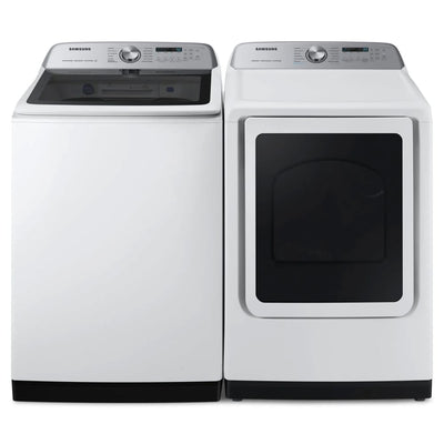 Samsung Top Load Washer WA52DG5500AWUS & Electric Dryer DVE52DG5505WAC