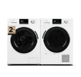 Midea Washer MLH27N5AWWC & Electric Dryer MLE27N5AWWC