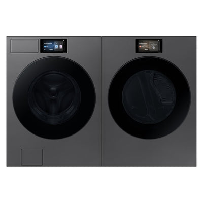 Samsung Bespoke Front Load Washer WF90F53ADSA5 & Electric Dryer DV90F53AESAC