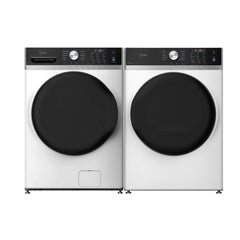 Midea MLHW52S7AWW 27" Front Load Washer & MLHE52S7AWW Dryer