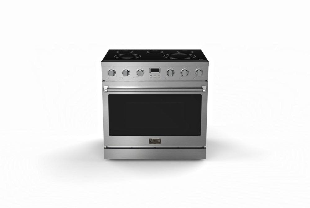 Vesta BC 36" Stainless Steel Professional Freestanding Electric Range