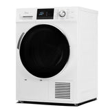 Midea MLE27N5AWWC Electric Dryer, 4.4 cu. ft. Dryer Capacity, 16 Dry Cycles, 4 Temperature Settings, Ventless - Heat Pump, Stackable, White colour