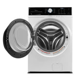 Midea MLH52N4AWW Front Load Washer, 27 inch Width, 5.2 cu. ft. Washer Capacity, 1,300 RPM Washer Spin Speed, 10 Wash Cycles, 5 Temperature Settings, Water Heater, ENERGY STAR Certified, White colour