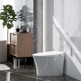 R&T E16 Tankless Smart Bidet Toilet Auto Dual Flush 1.1/1.6-GPF with Remote Control