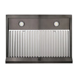 Vesta Atlanta 30" Black Stainless Steel Under Cabinet Range Hood bottom view