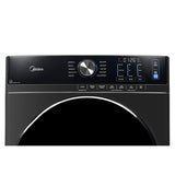 Midea MLHE52S7AGG Electric Dryer, 8.0 cu. ft. Dryer Capacity, 10 Dry Cycles, Steam Clean, 5 Temperature Settings, Vented, Stackable, Metallic Grey colour