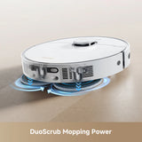 DREAME L40s Ultra Kit Robot Vacuum and Mop, Auto-Empty, Mop Self-Cleaning, 19KPa Suction, 100% Detangling DuoBrush, Extending Mops and Side Brush, 3 Extra Dust Bags, Black