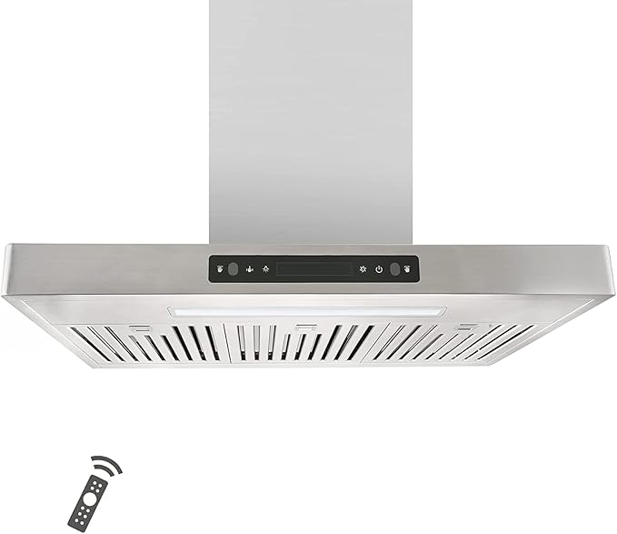 Munich 1000CFM 36'' Stainless Steel Wall Mount Voice Control DC Motor Range Hoods