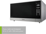 Panasonic NNSE995SC Countertop Microwave, 24 inch Exterior Width, 2.2 cu. ft. Capacity, 1,200 W Watts, Stainless Steel colour Cyclonic Inverter