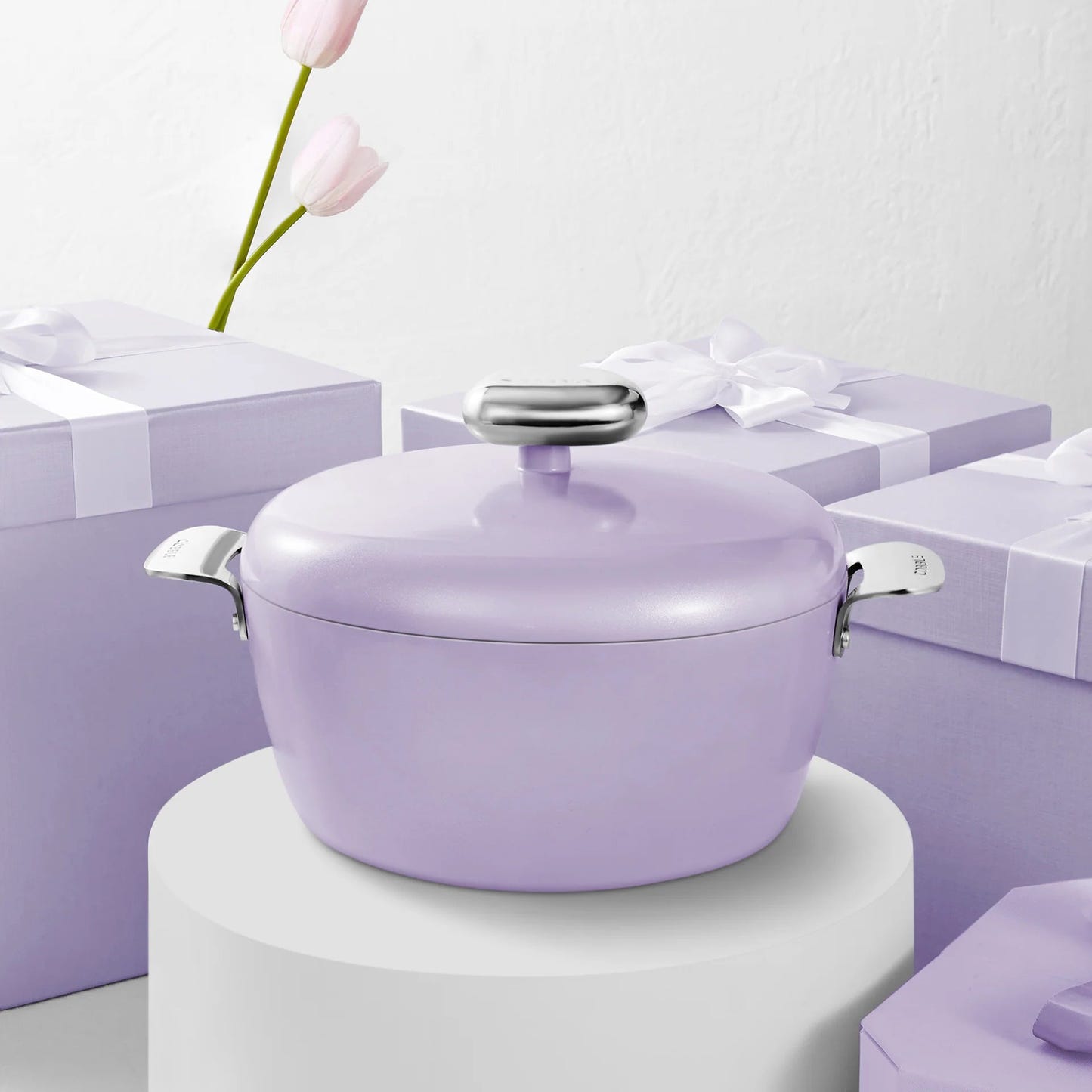 Velosan VE00601-HW Pebble Series Nonstick 8'' Dutch Oven With Lid